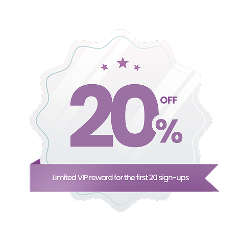20% off discount badge